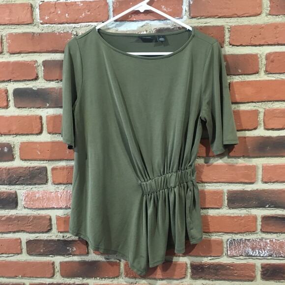 Halogen Ruched Waist Tee Sz S - Picture 1 of 8